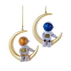 Item 106208 thumbnail Astronaut With Moon Ornament