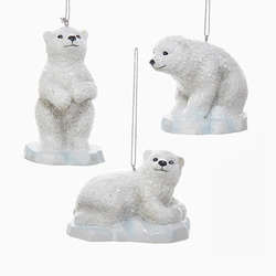 Item 106243 Polar Bear On Iceberg Ornament