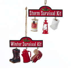 Item 106269 Winter/Storm Survival Kit Ornament