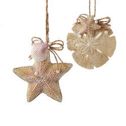 Item 106270 Starfish/Sand Dollar Ornament
