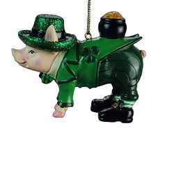 Item 106276 Irish Pig Ornament