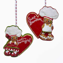 Item 106324 Sweet Grandson/Granddaughter Gingerbread Ornament
