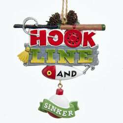 Item 106370 Hook Line and Sinker Ornament