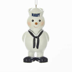 Item 106380 US Navy Snowman Ornament