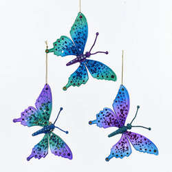 Item 106406 Peacock Butterfly Ornament