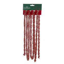 Item 106454 thumbnail Red and Gold Twisted Bead Garland