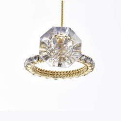 Item 106515 Shiny Diamond Ring Ornament