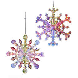 Item 106542 thumbnail Multicolor/Iridescent Snowflake Ornament
