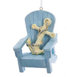 Item 106635 Adirondack Chair With Anchor Ornament