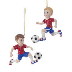 Item 106658 Boy Soccer Player Ornament