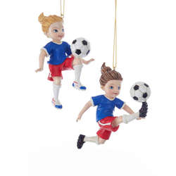 Item 106659 Girl Soccer Player Ornament