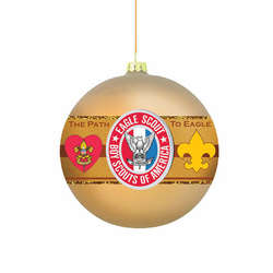 Item 106682 Boy Scouts Path To Eagle Ball Ornament