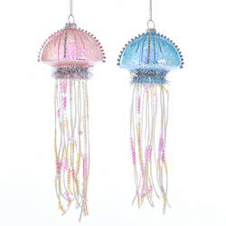 Item 106739 Pink/Blue Jellyfish Ornament