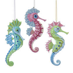 Item 106750 Mermaid Fantasy Seahorse Ornament