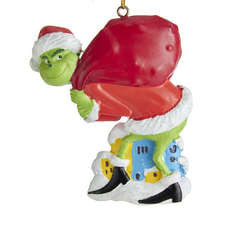 Item 106771 Personalizable Grinch With Sack Ornament