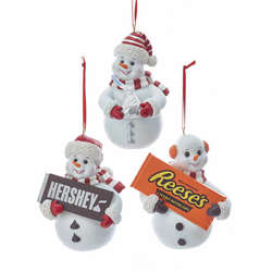 Item 106813 Hershey's/Kisses/Reese's Snowman Ornament