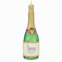 Item 106918 Champagne Bottle Ornament
