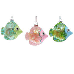 Item 106923 Fish With Sequin Ornament