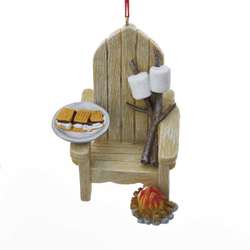 Item 106944 Adirondack Chair With S'mores Ornament