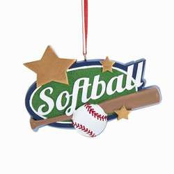 Item 106956 Softball Ornament