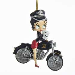 Item 106965 Betty With Pudgy On Bike Ornament