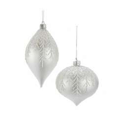 Item 106978 Pine Leaf Design Finial/Ball Ornament