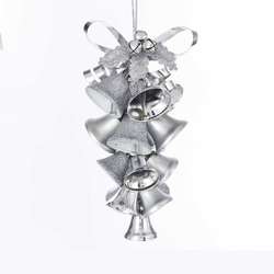Item 106998 Silver Bell Cluster Ornament
