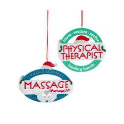 Item 107090 Massage/Physical Therapist Ornament