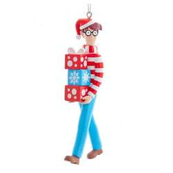 Item 107117 thumbnail Waldo With Presents Ornament