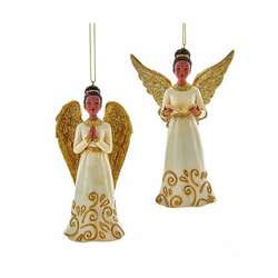 Item 107142 thumbnail African American Angel Ornament
