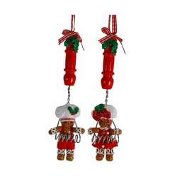 Item 107148 Gingerbread Boy/Girl With Kitchen Utensil Ornament