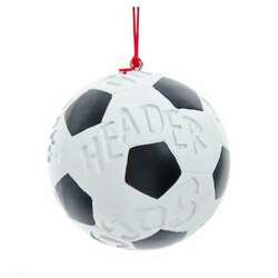 Item 107175 Hollow Soccer Ball Ornament