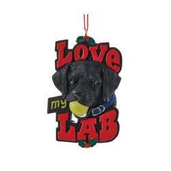 Item 107179 thumbnail Love My Lab Ornament