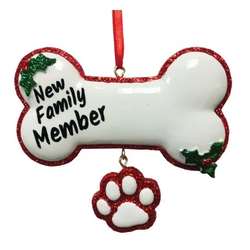 Item 107187 New Family Member Dog Bone