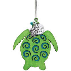 Item 108073 Charm Turtle Ornament - Outer Banks