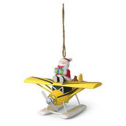 Item 108085 Santa On Float Plane Ornament