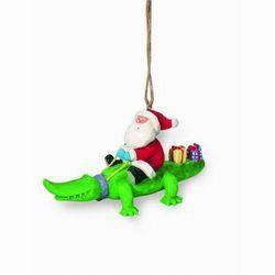 Item 108147 Myrtle Beach Santa On Alligator Ornament