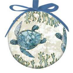 Item 108228 Sea Turtle Ball Ornament