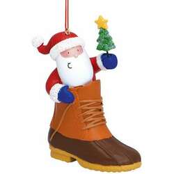 Item 108381 thumbnail Santa In LL Bean Boot Ornament