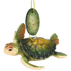 Item 108879 Hi-gloss Baby Turtle Ornament - Outer Banks