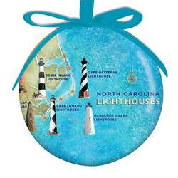 Item 109352 thumbnail North Carolina Lighthouse Ornament Obx
