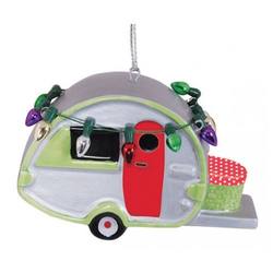 Item 109436 Myrtle Beach Camper With Lights Ornament