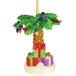 Item 109979 Light Up Palm Tree With Gifts and Lights Ornament