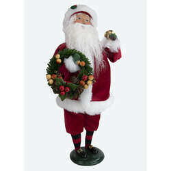 Item 113121 thumbnail Santa With Wreath