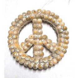 Item 115019 Peace Sign With Pearl Umbonium Ornament