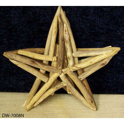 Item 115062 Natural Driftwood Star Tree Topper