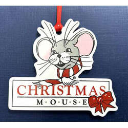 Item 117038 Christmas Mouse Logo Ornament