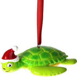 Item 118036 Outer Banks Turtle With Hat Ornament