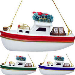 Item 118371 thumbnail Fishing Boat Wooden Ornament - Pawleys Island