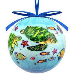 Item 118402 Sea Turtle Ball Ornament - Virginia Beach